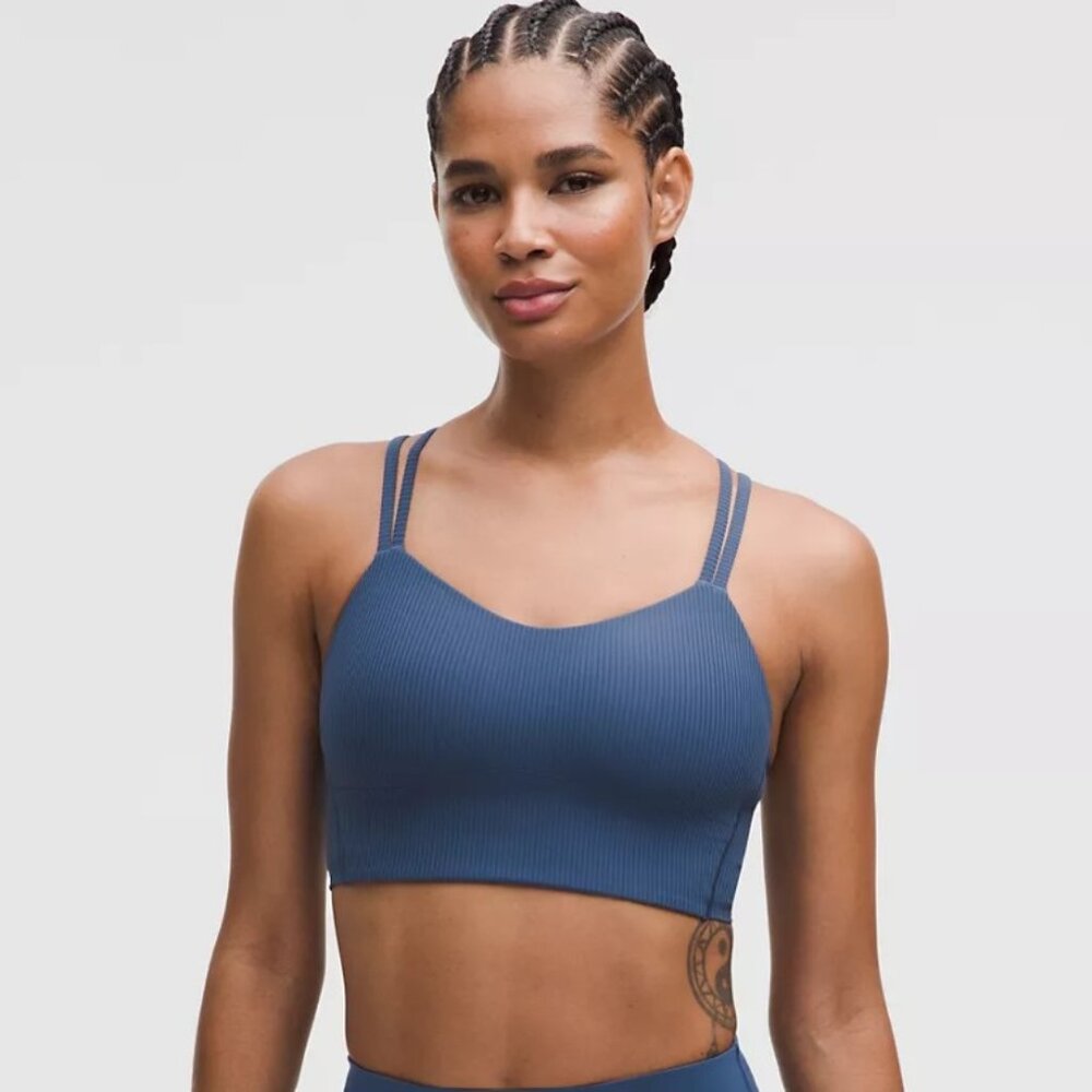 Lululemon Like a Cloud Ribbed Longline Bra Light Support, B/C Cup
